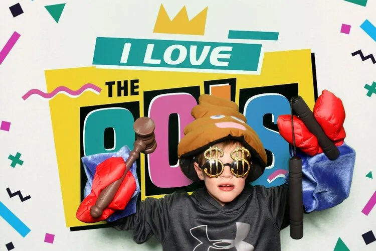 90s Throwback Theme Photo Booth