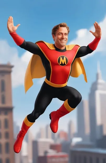 AI Photo Booth hero character transformation - guests become action heroes using AI technology