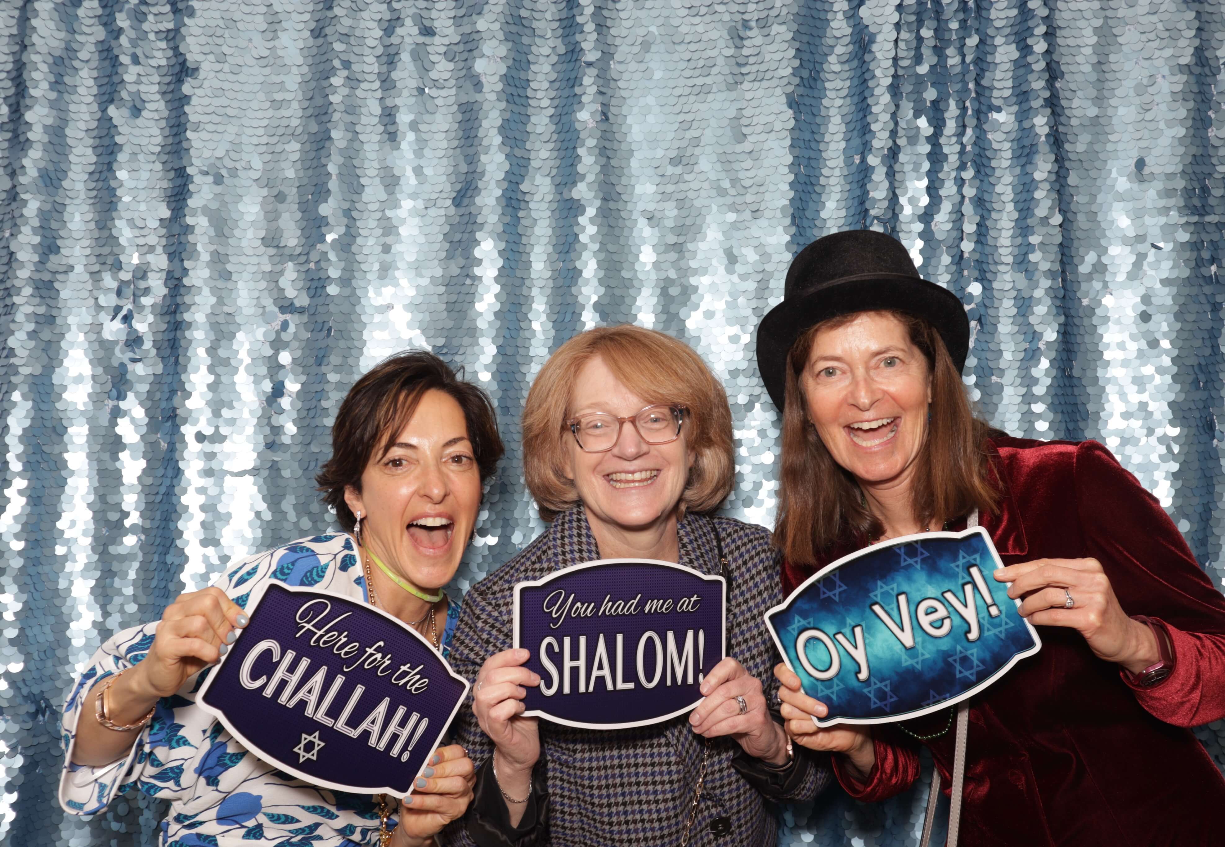 Bar/Bat Mitzvah celebration with robot photo booth