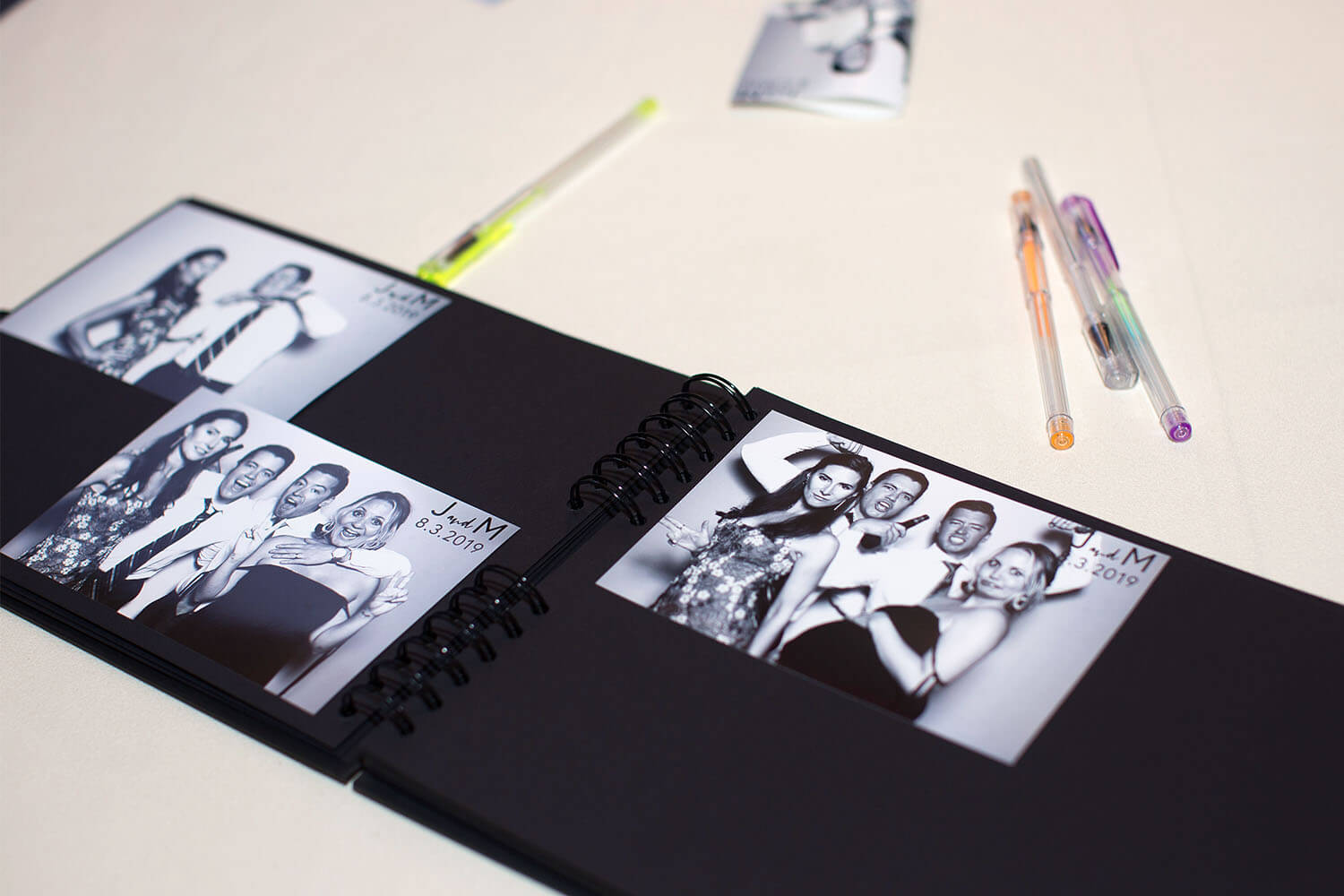 Multiple group photos in a photo album