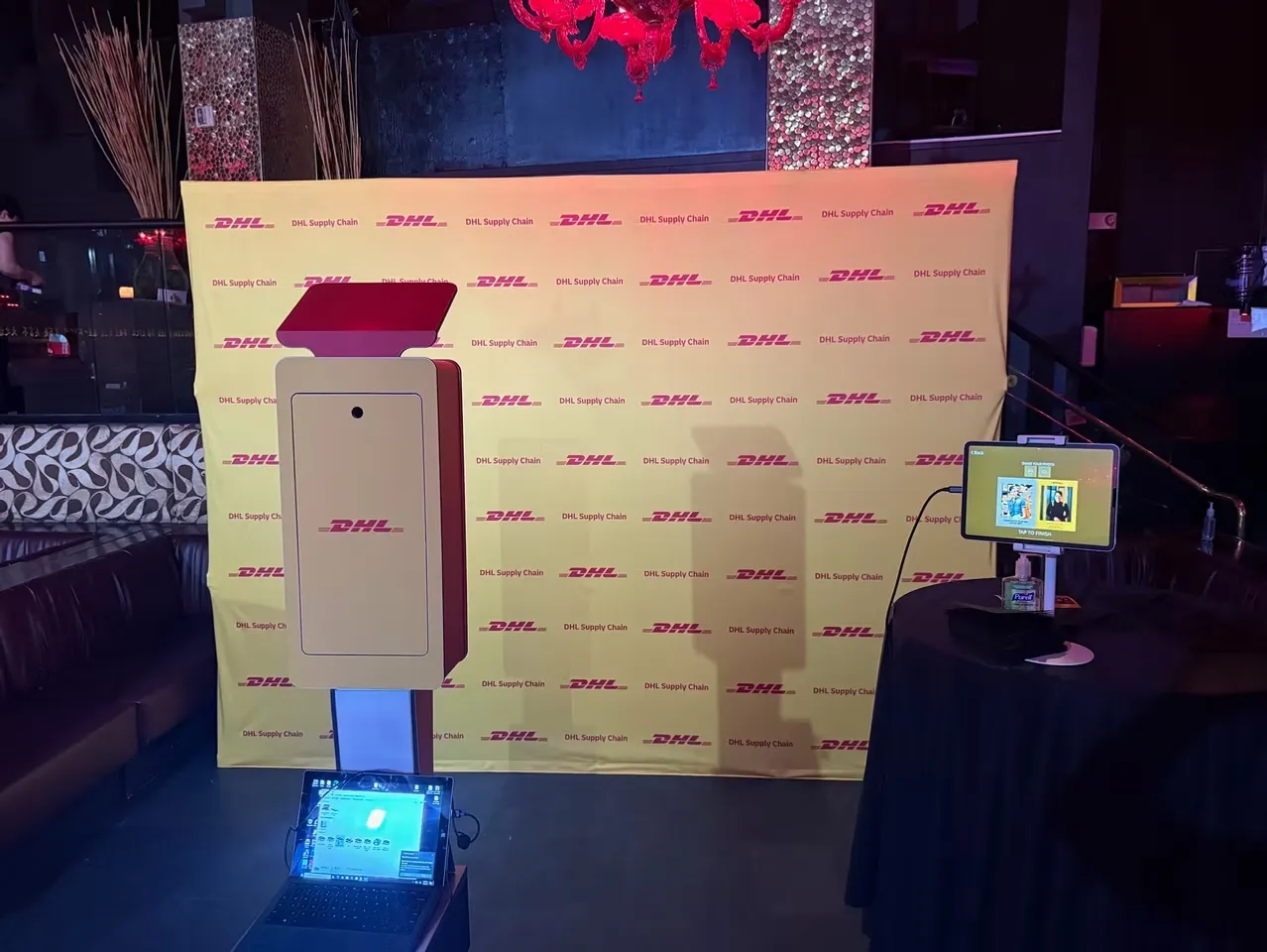 Custom branded photo booth experience