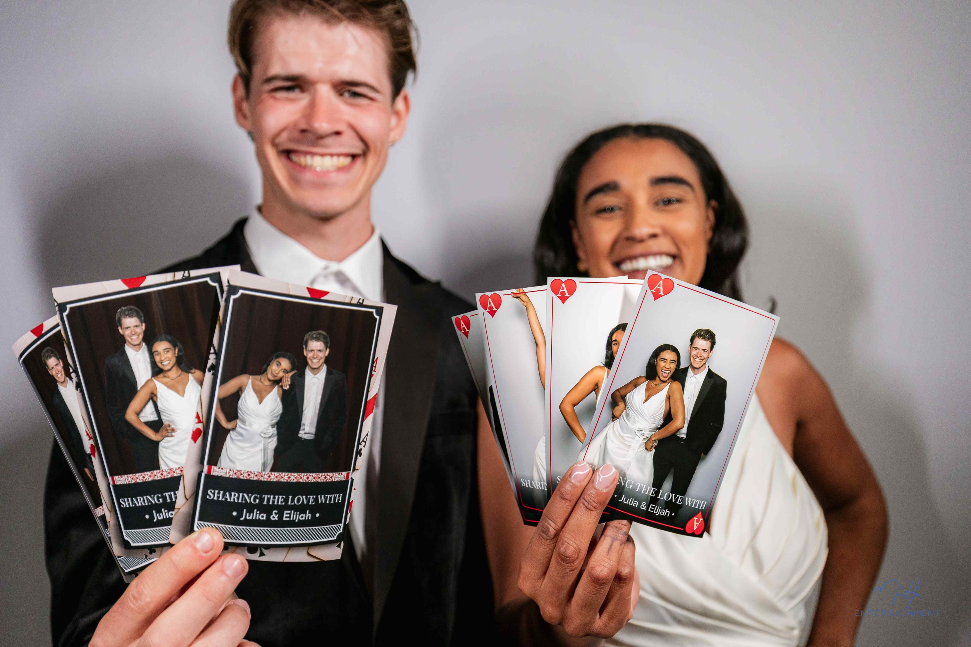 Ace of Hearts Activation casino photo booth in action