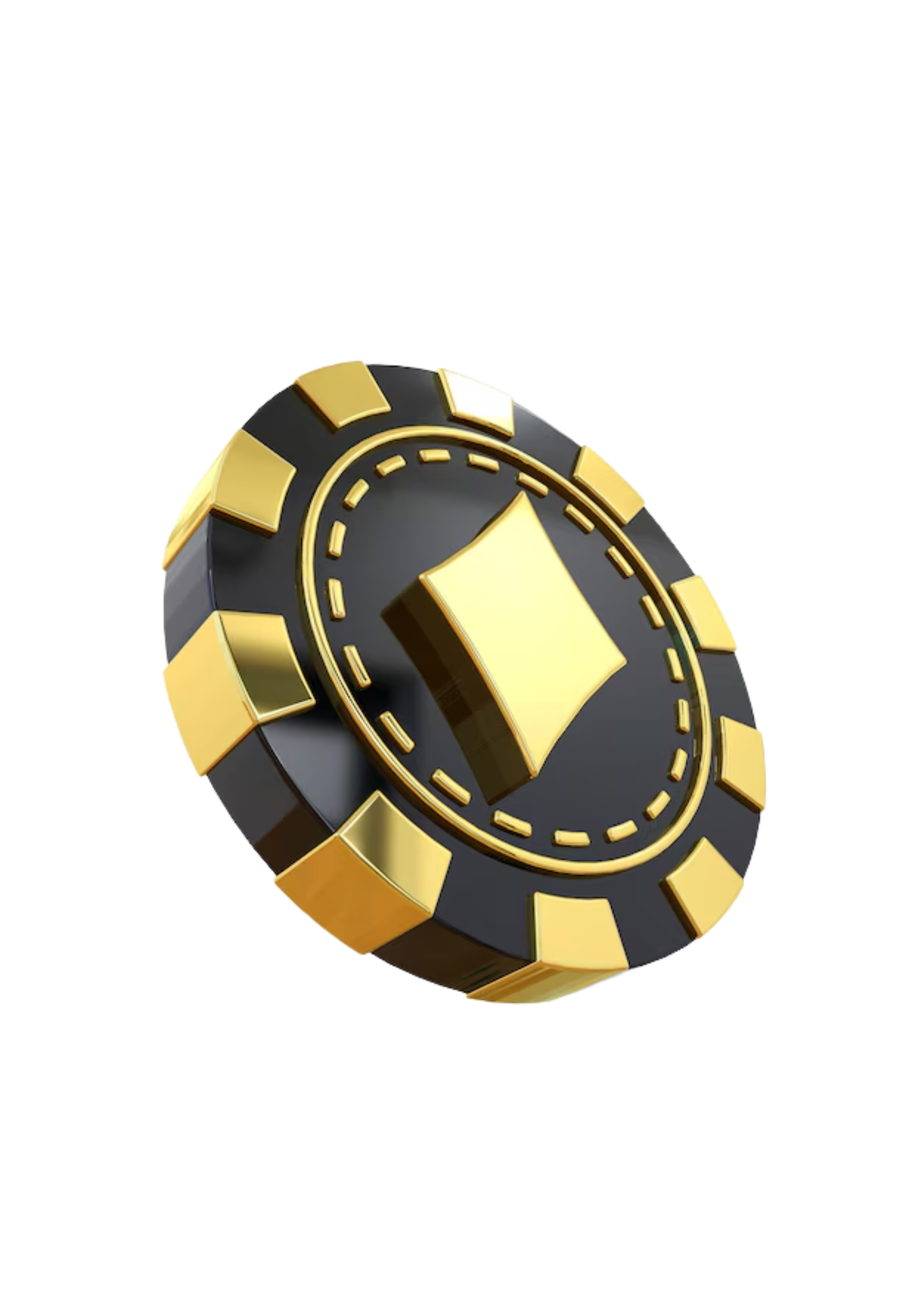 Casino chip decoration