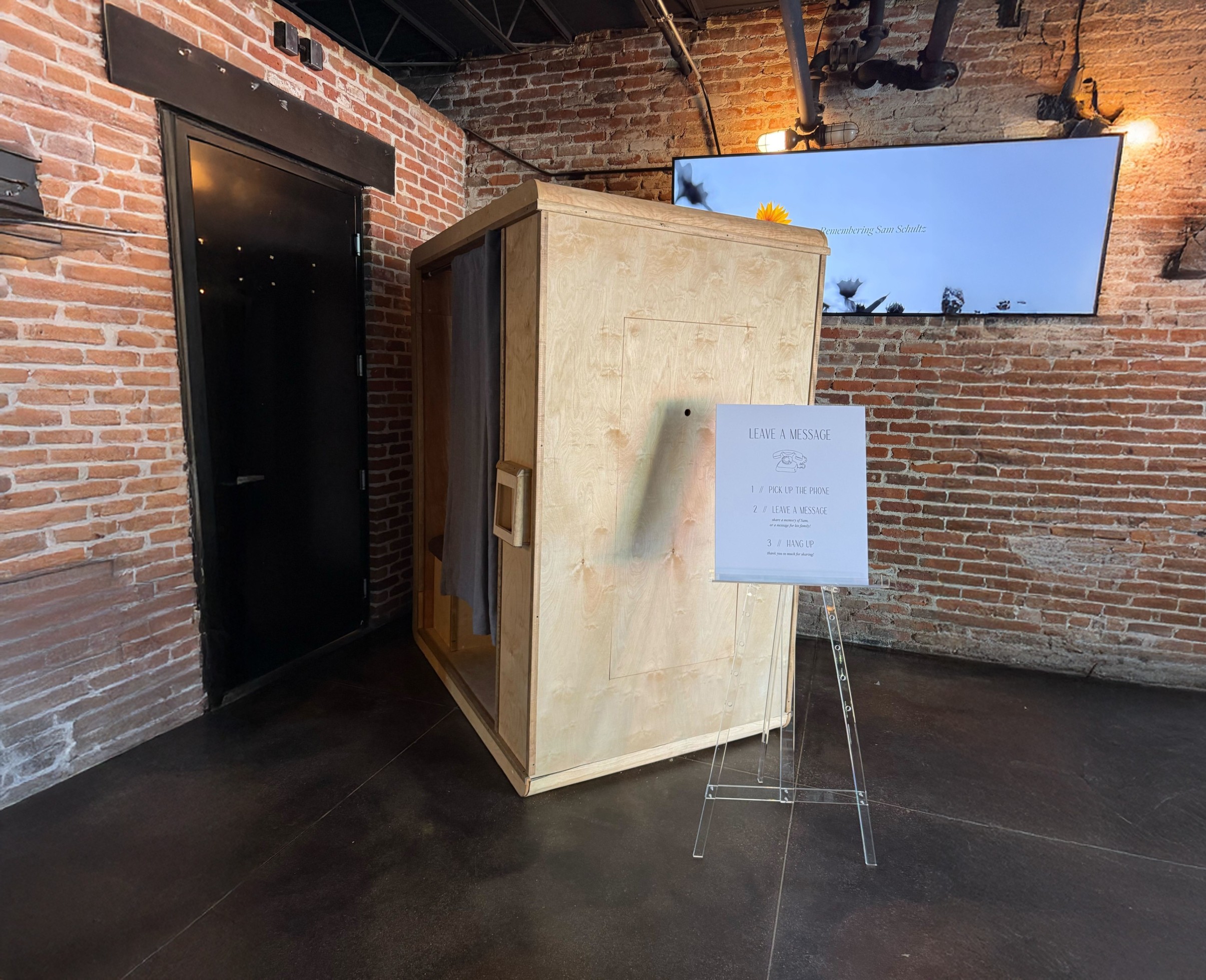 Enclosed Photo Booth
