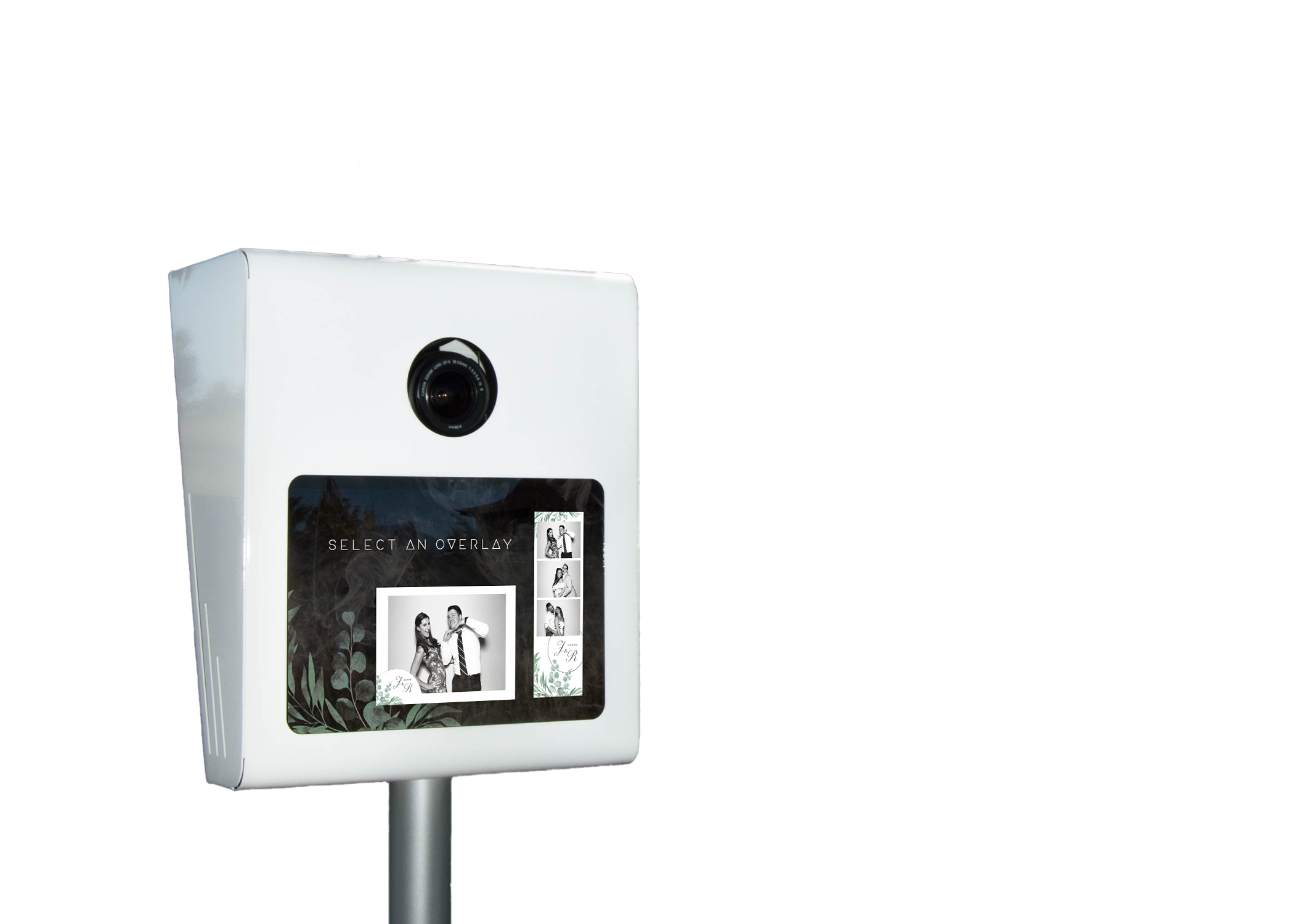 Modern Photo Booth with Custom Overlays