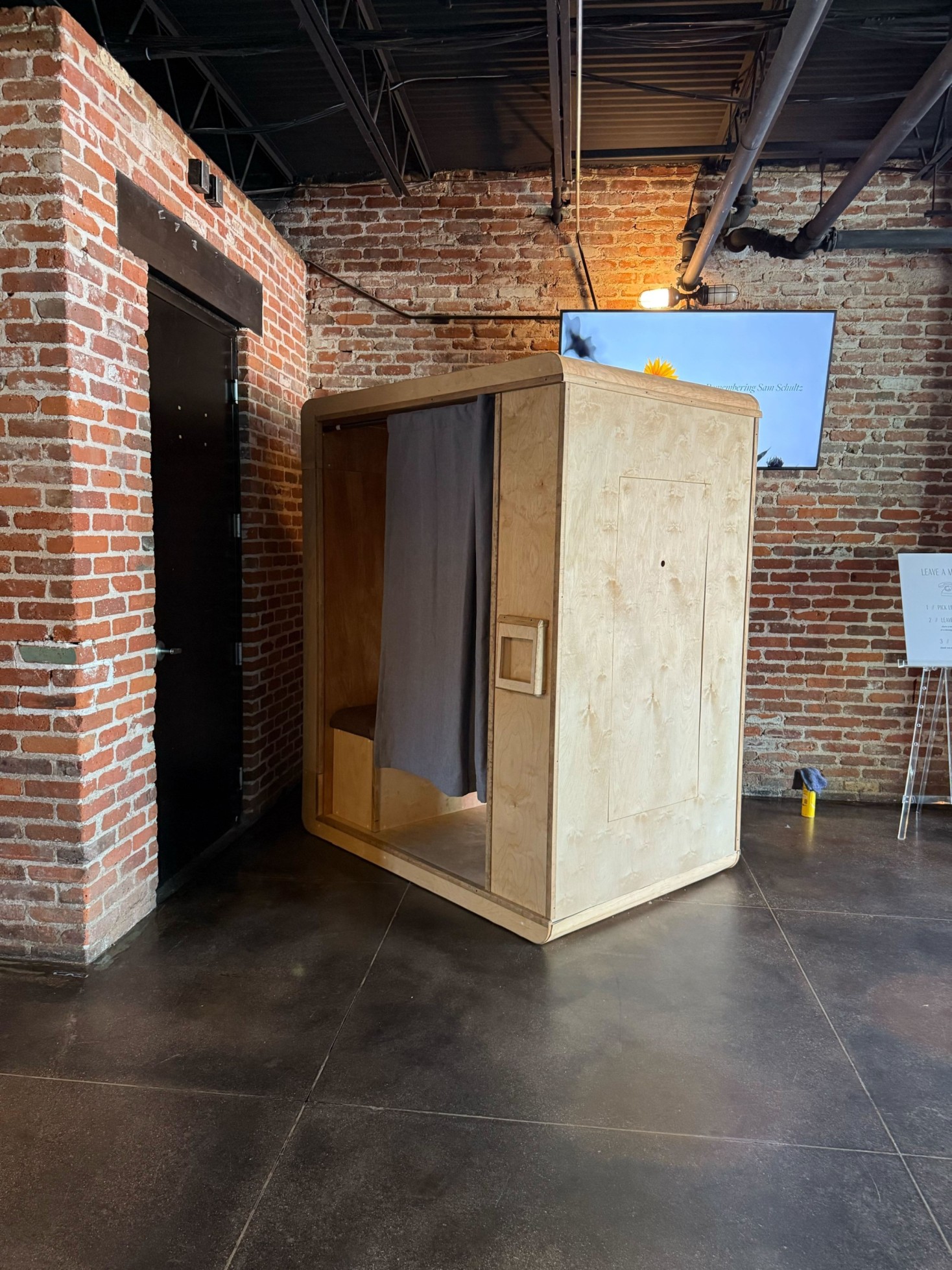 Enclosed Photo Booth