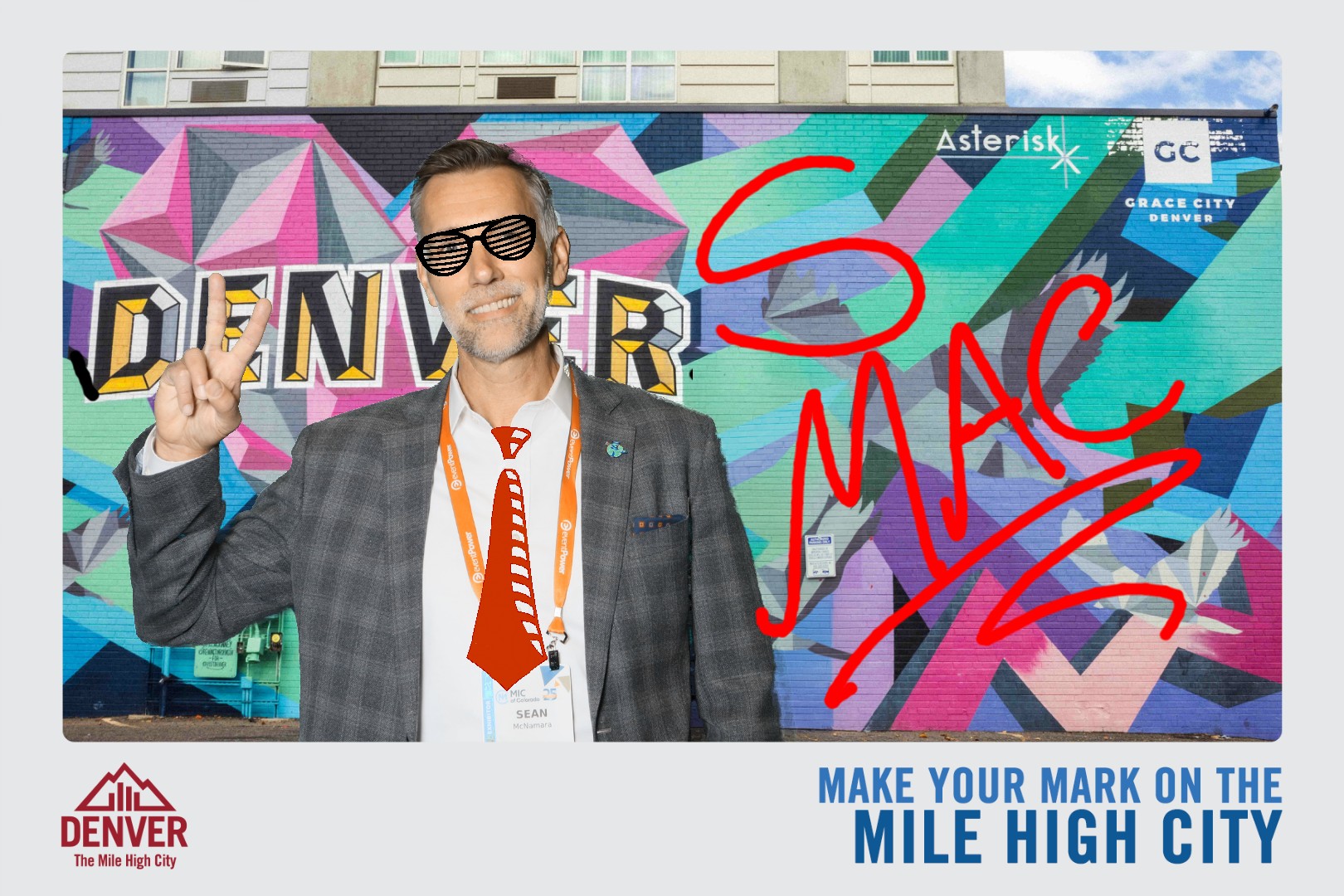 Interactive digital graffiti wall with real-time spray paint effects