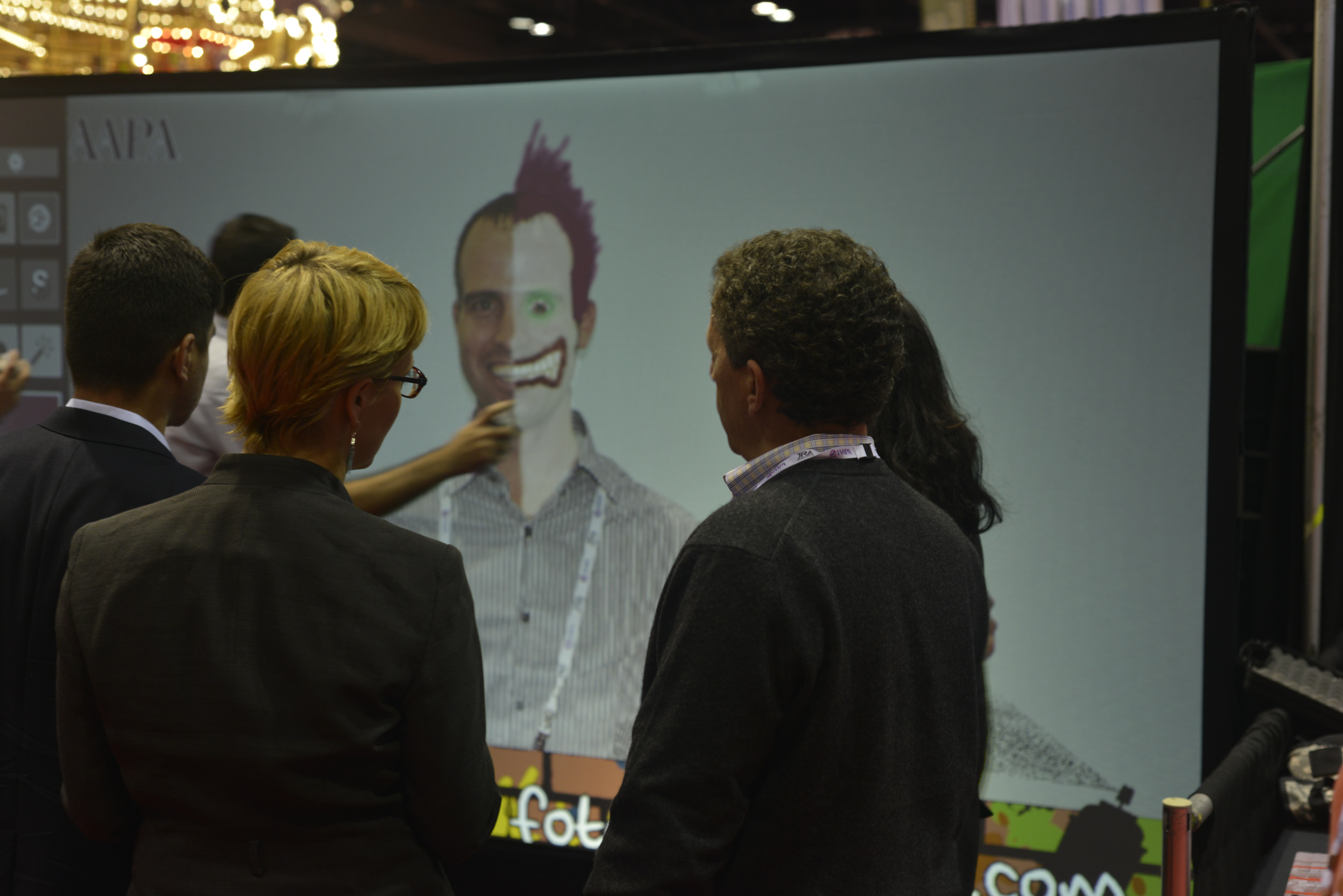 Custom branded graffiti wall photo booth activation