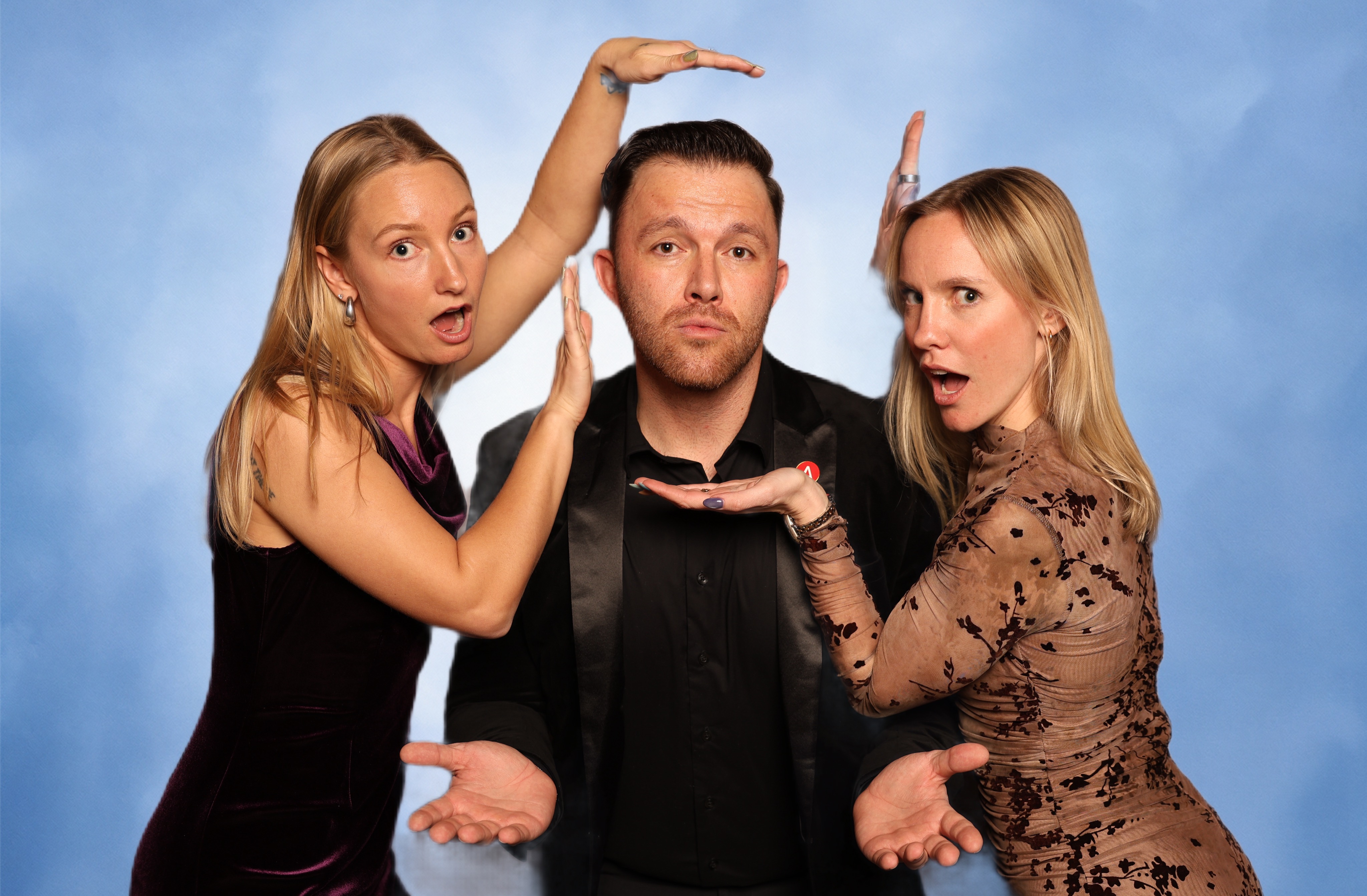 Sports fans celebrating in stadium environment green screen backdrop