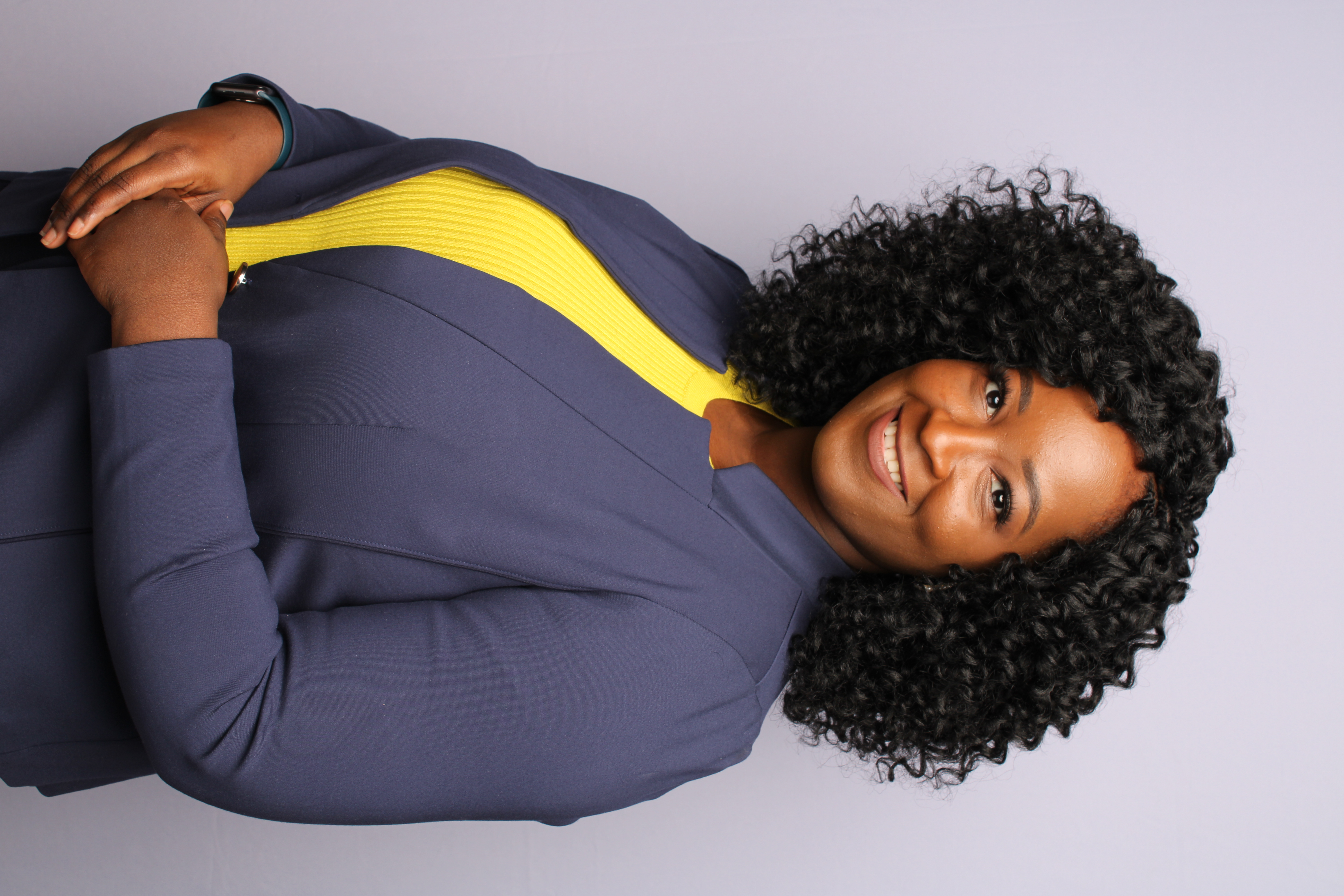 Business headshot portrait example for professional profiles