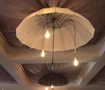 Bistro lighting and ambient lighting decor creating cozy atmosphere for an outdoor celebration