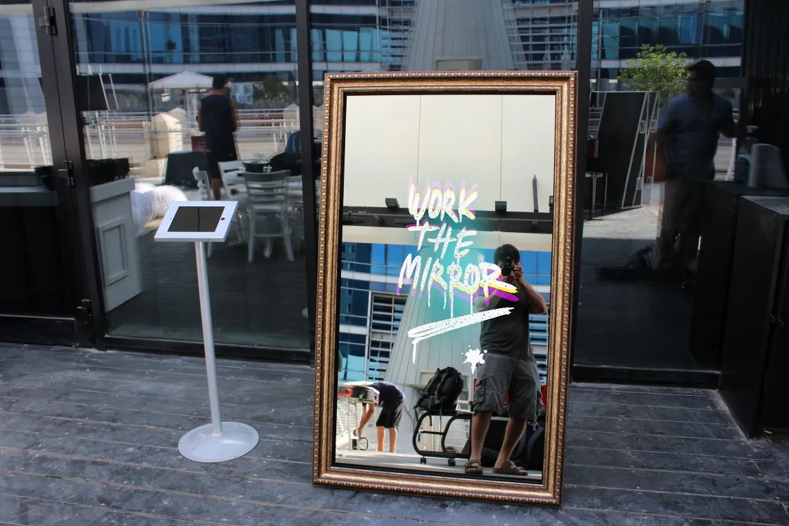 Mirror Photo Booth - Interactive Touchscreen Mirror