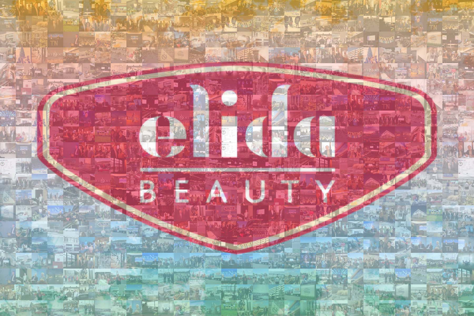 Mosaic wedding photo booth creating collaborative art