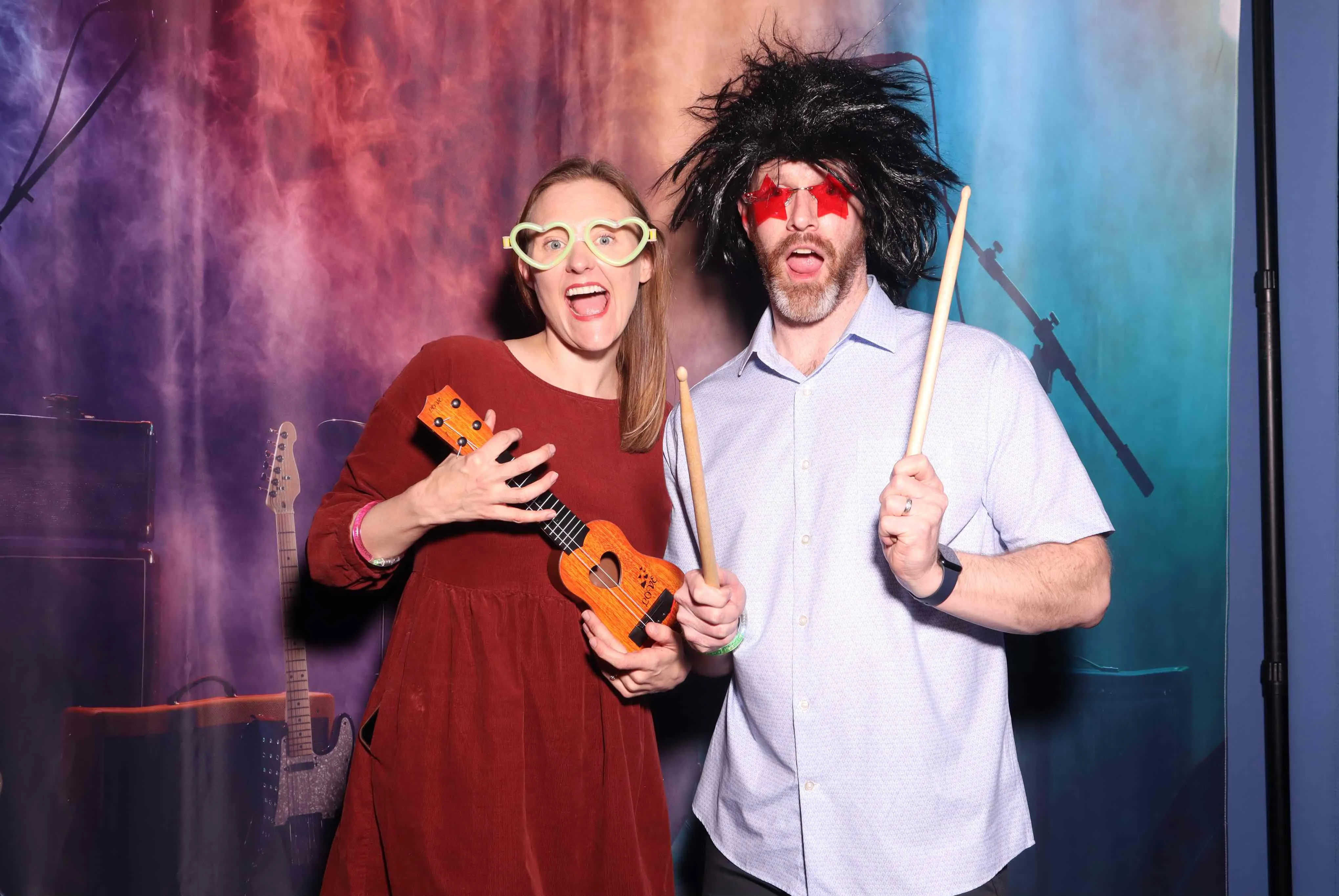 Music Rockstar Theme Photo Booth