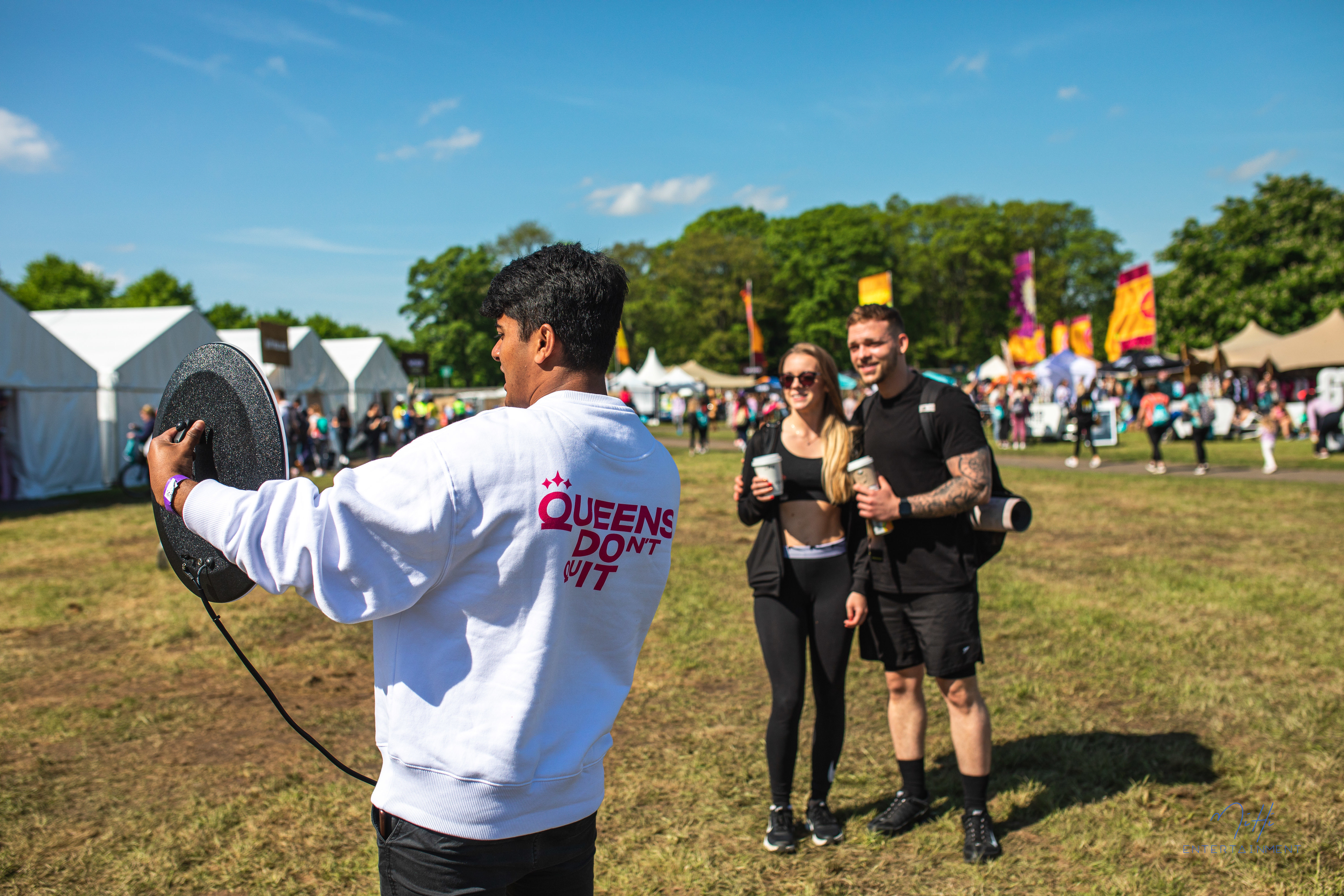 Roaming photo booth creating GIFs and Boomerangs at event