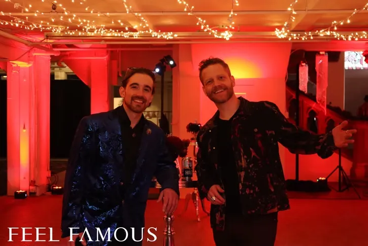 Corporate event photo booth rental with professional photography