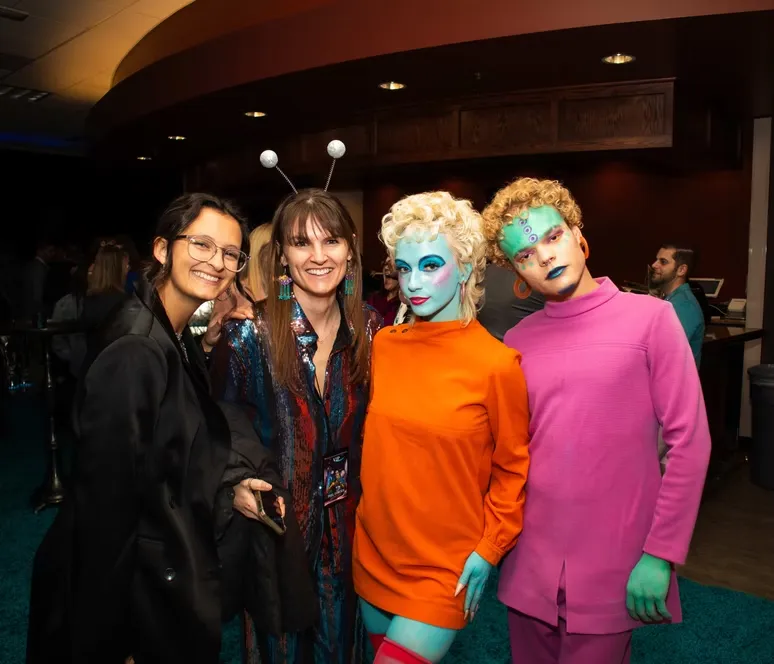 Mobile photo booth rental with branded templates