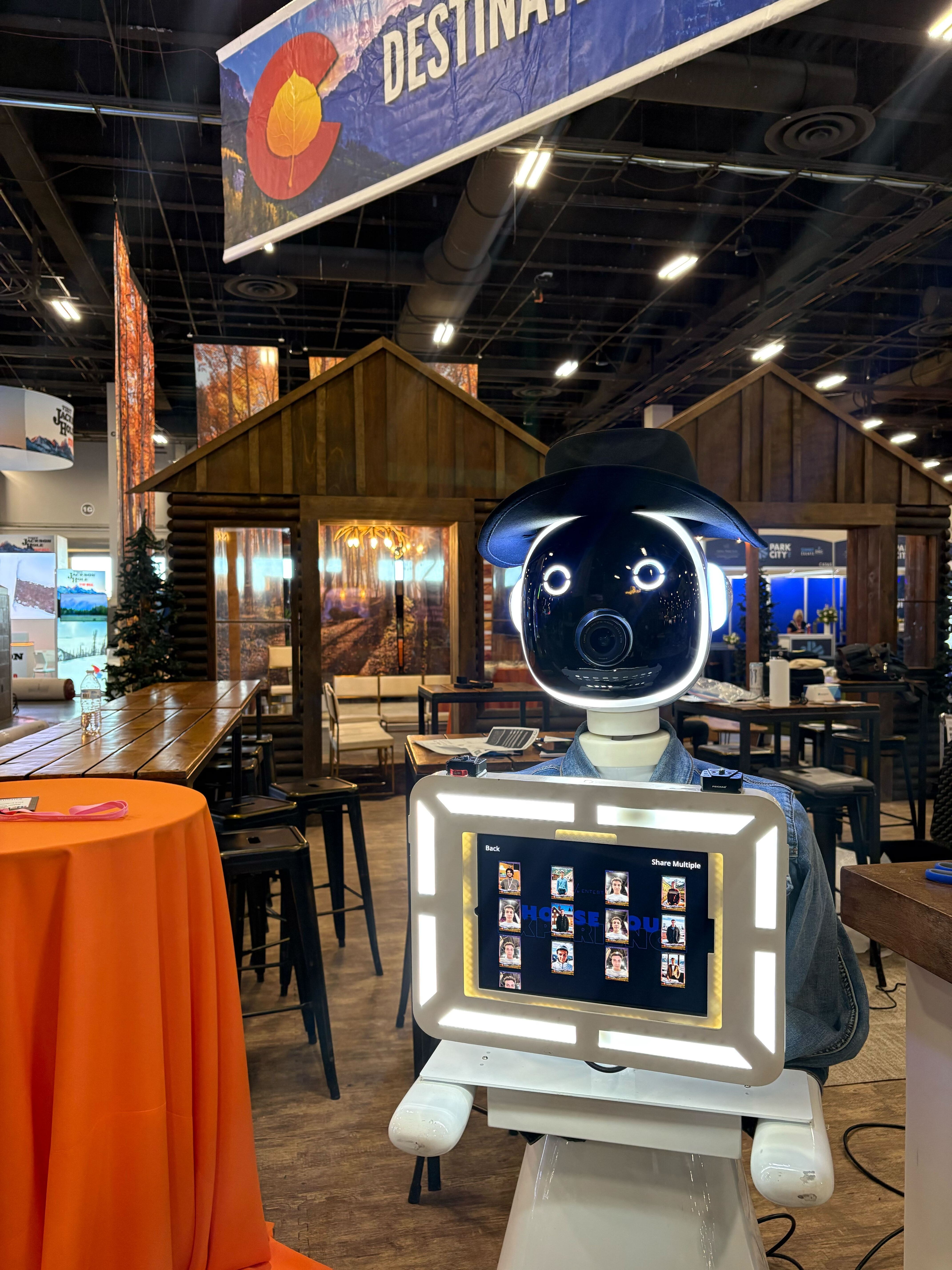 Rosie Robot engaging guests at event