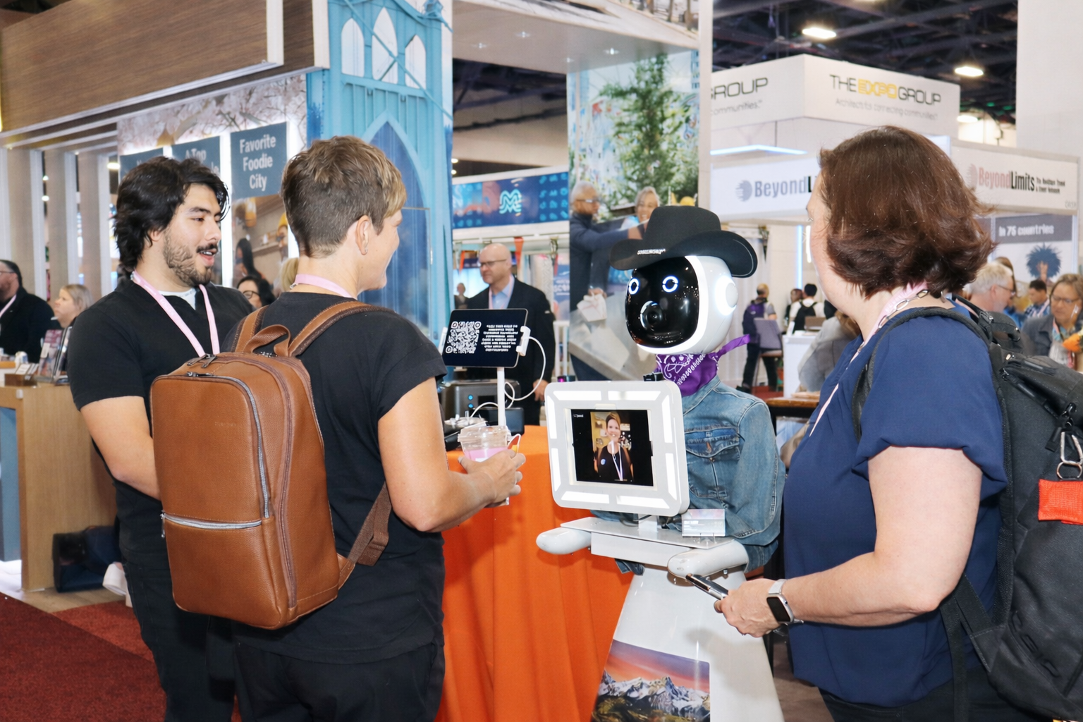 Robot photo booth experience