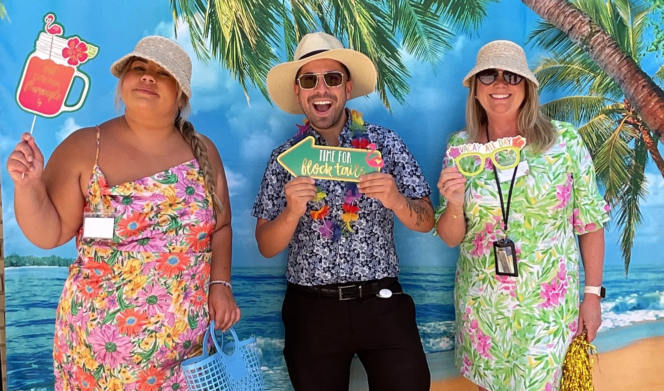 Summer Beach Theme Photo Booth