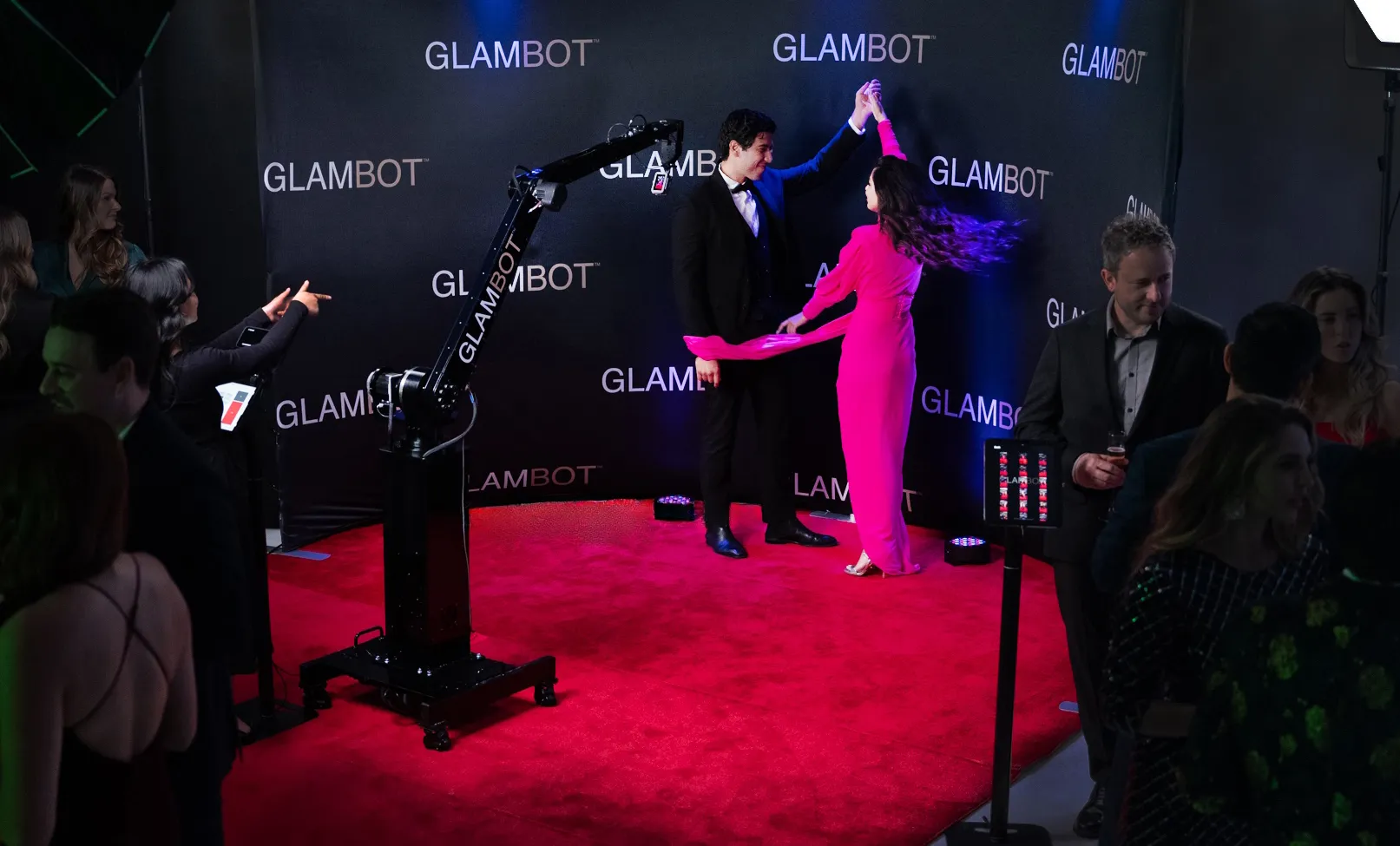 Professional headshot rental service with studio-quality lighting and expert photographer