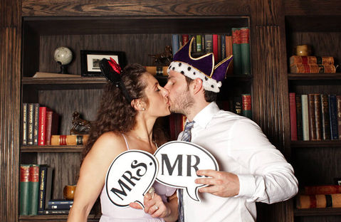 Vintage photo booth fun