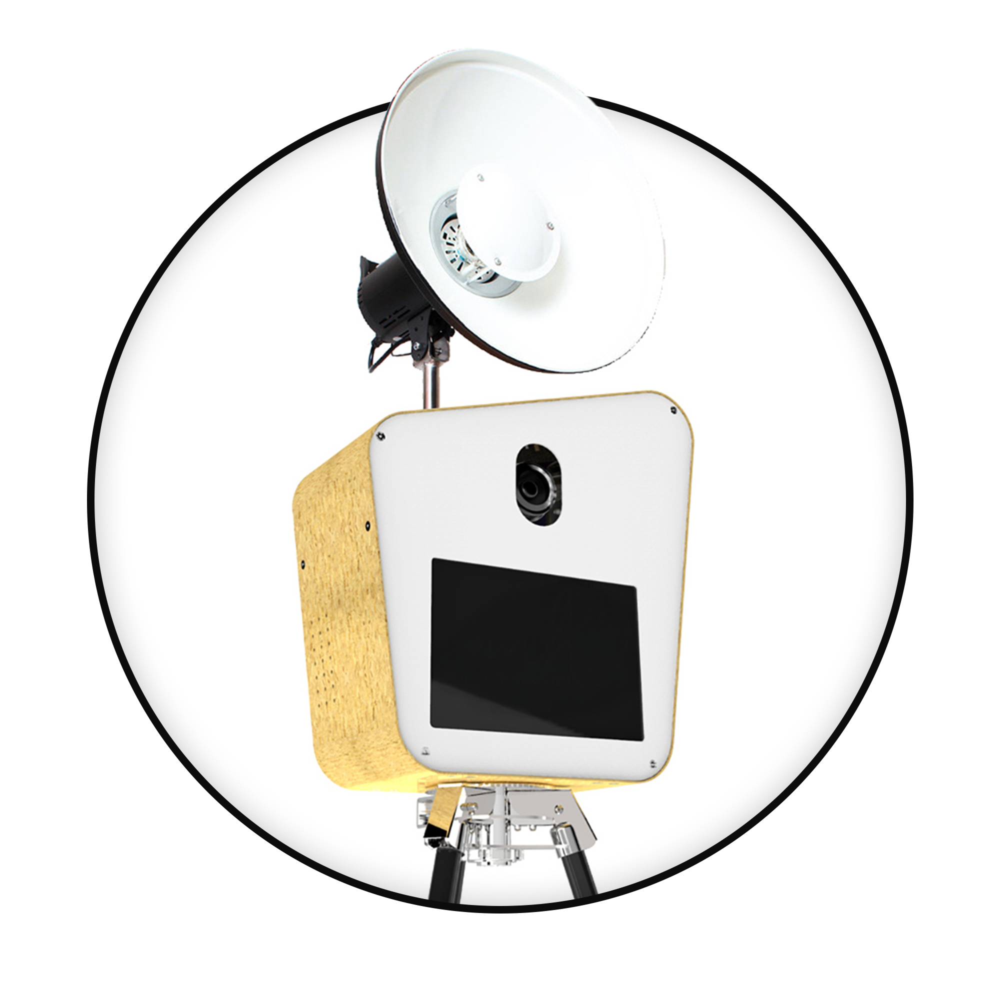 Groovy 70s photo booth for retro-themed wedding celebrations