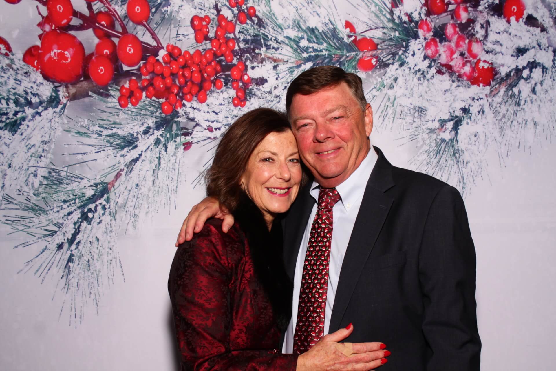Christmas party photo booth