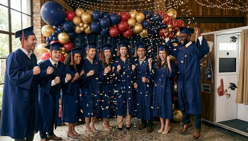 best graduation photo booth
