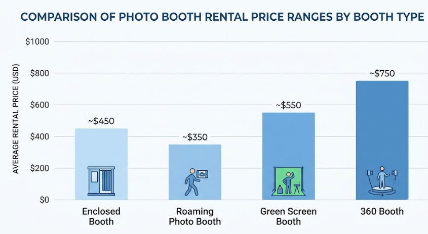 how much are photo booth rentals