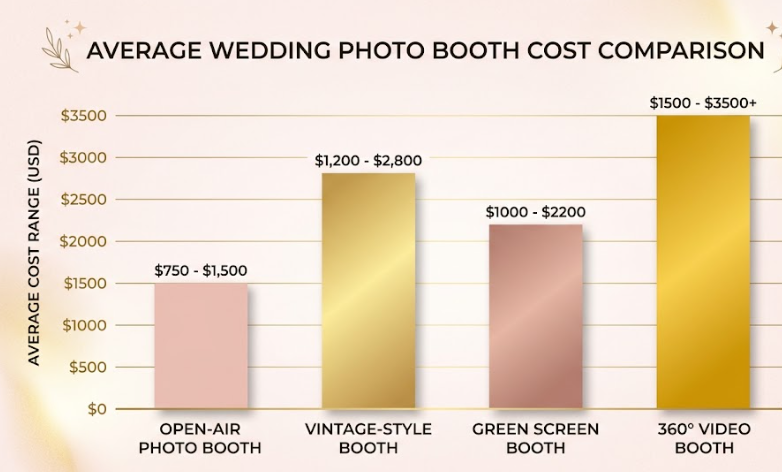 how much is a photo booth for a wedding